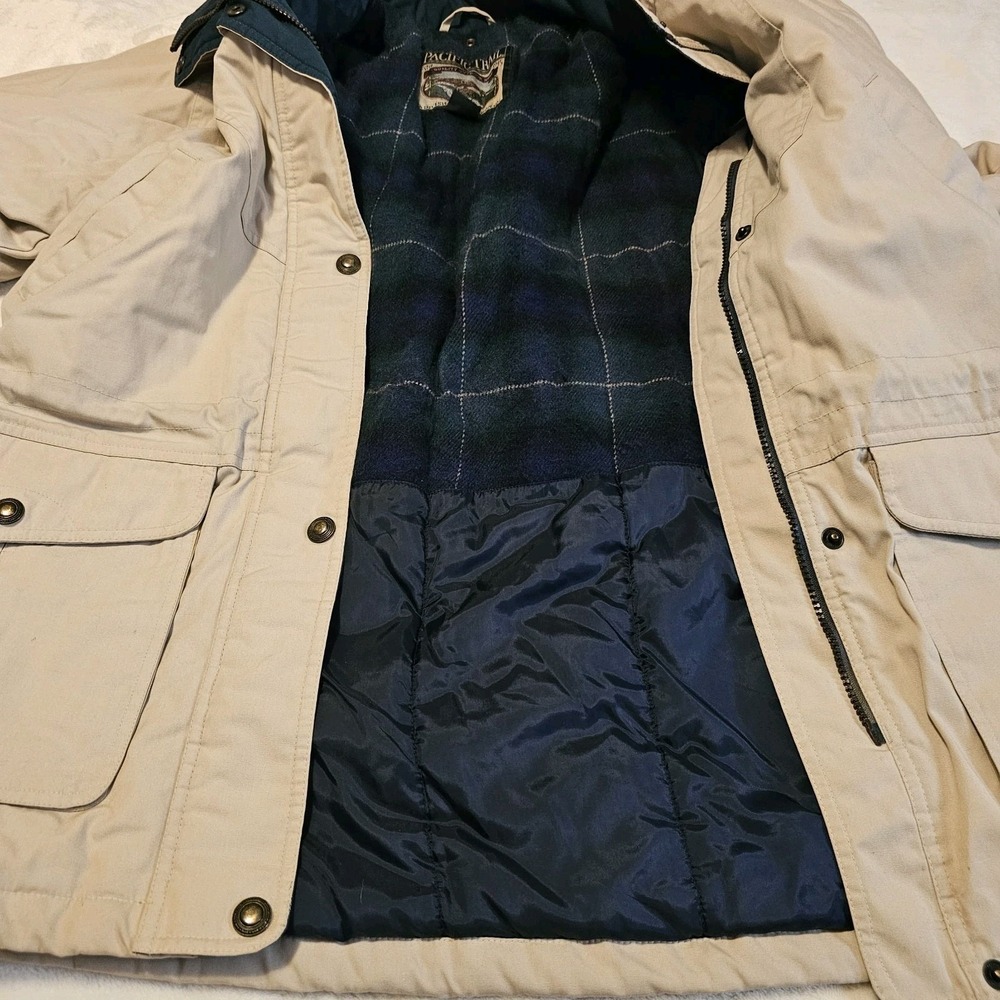Vintage Pacific Trail Beige Women's Barn Coat Size Large USED - Picture 10 of 12
